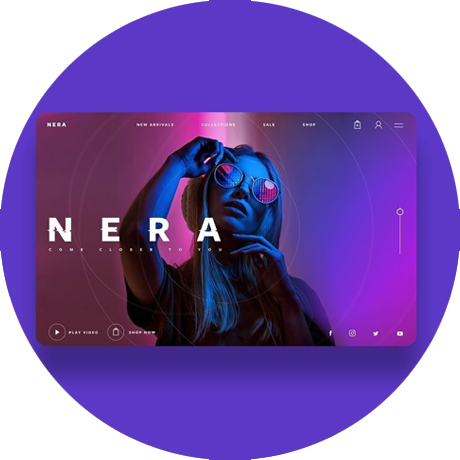 Diseño web showcase